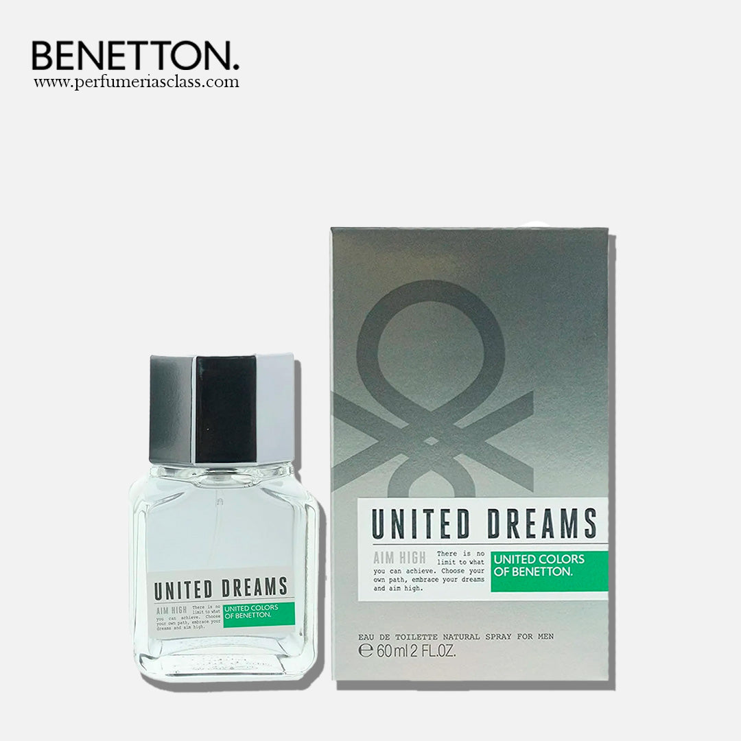 Perfume United Dreams Aim High Benetton - 100ml - Hombre - Eau De
