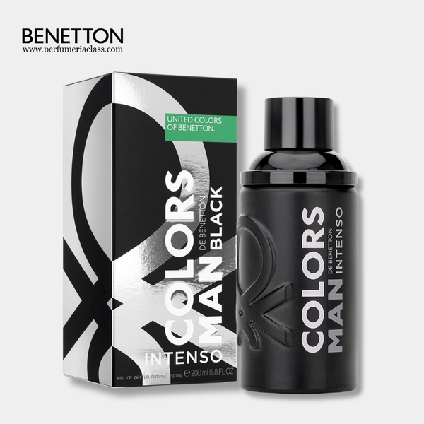 Hombre - Benetton Colors Man Black Intenso 200 ml Edp