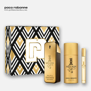 Hombre - Paco Rabanne 1 Million 100 ml Edt - Estuche 3 Pdts