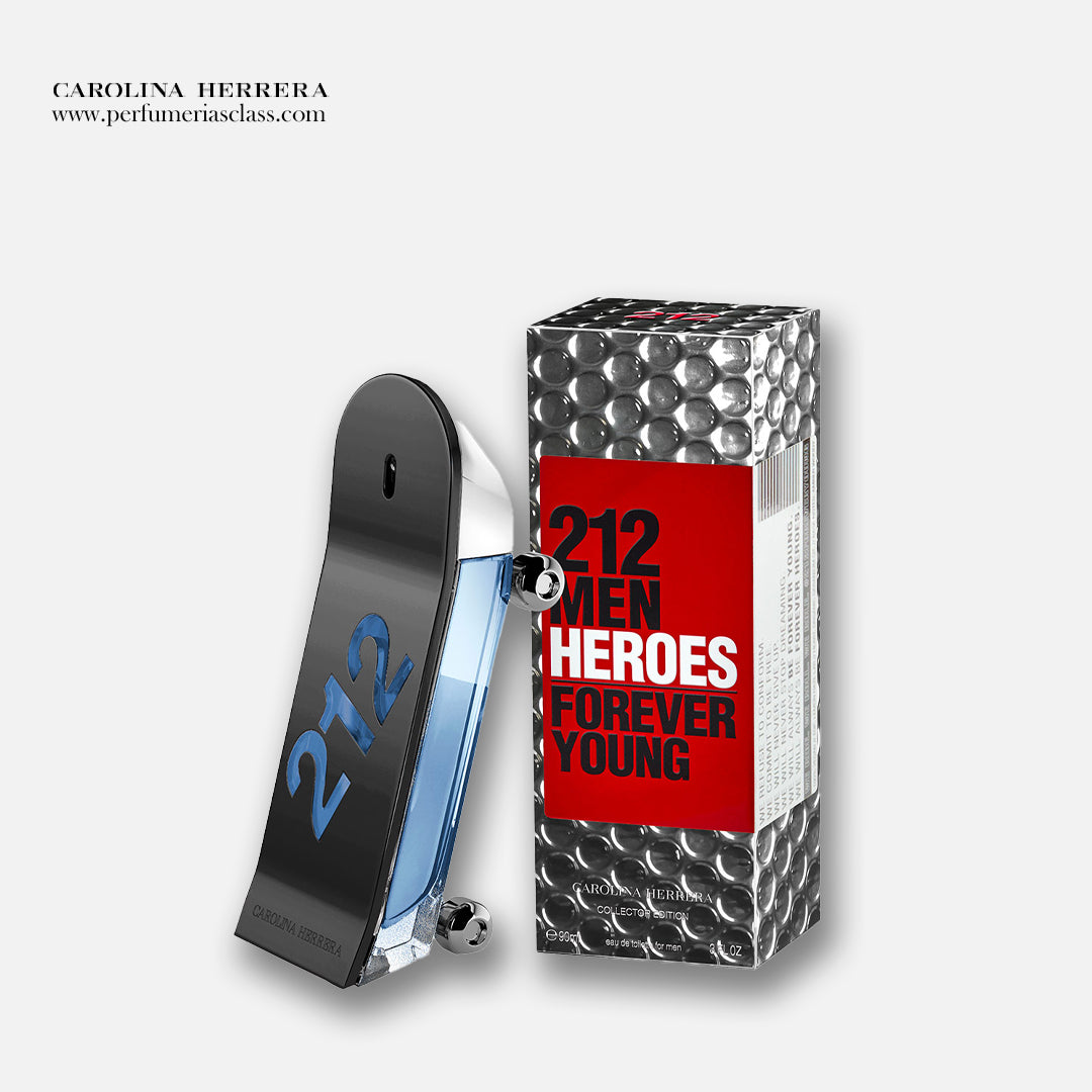 Hombre - Carolina Herrera 212 Men Heroes Laundry Collector Edition 90 ml Edt