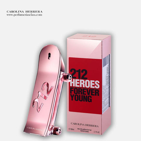 Mujer - Carolina Herrera 212 Heroes For Her 80 ml Edp