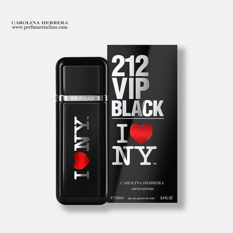 Carolina Herrera 212 Vip Black I Love NY 100 ml Edp (Hombre)