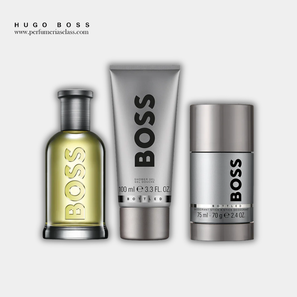 Hombre - Hugo Boss Boss Bottled 100 ml Edt - Estuche 3 Pdts