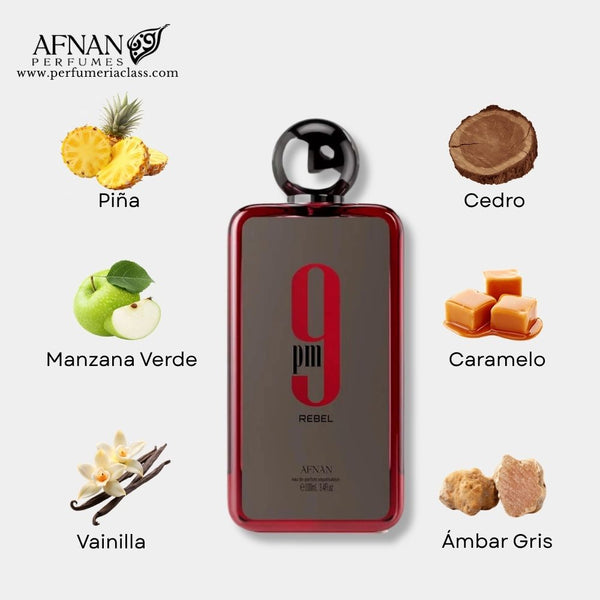 Hombre - Decant Afnan 9 PM Rebel 5ml Edp
