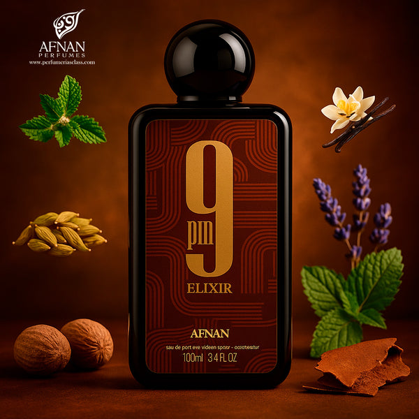 Hombre - Afnan 9 pm  Elixir Parfum Intense 100 ml