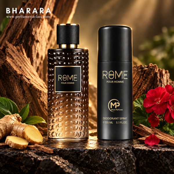Hombre - Bharara Mast Perfume Rome Pour Homme 100 ml Edp - Estuche 2 Pdts