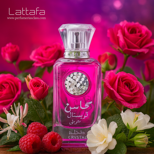 Mujer - Lattafa Mahasin Crystal Violet 100 ml Edp - Estuche 2 Pdts