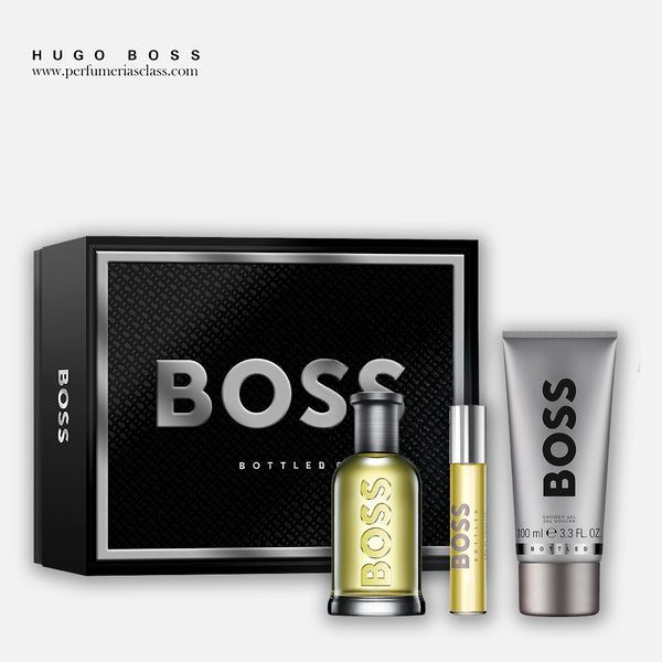 Hombre - Hugo Boss Boss Bottled 100 ml Edt - Estuche 3 Pdts