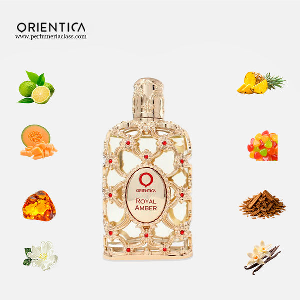 Unisex - Orientica Luxury Collection Royal Amber 80 ml Edp -  Estuche 4 Pdts