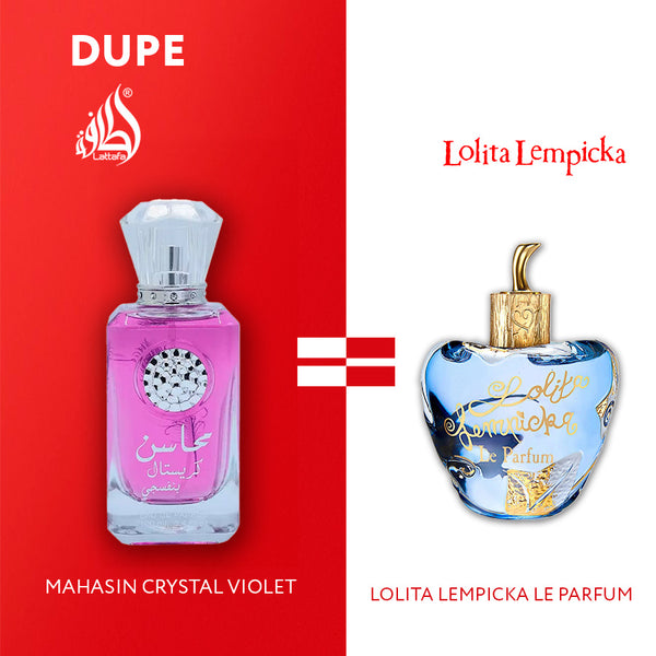 Mujer - Lattafa Mahasin Crystal Violet 100 ml Edp - Estuche 2 Pdts