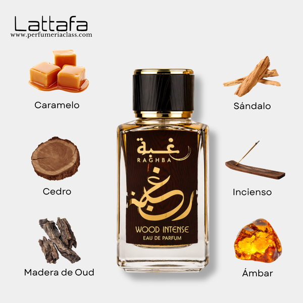 Hombre - Lattafa Raghba Wood Intense 100 ml Edp