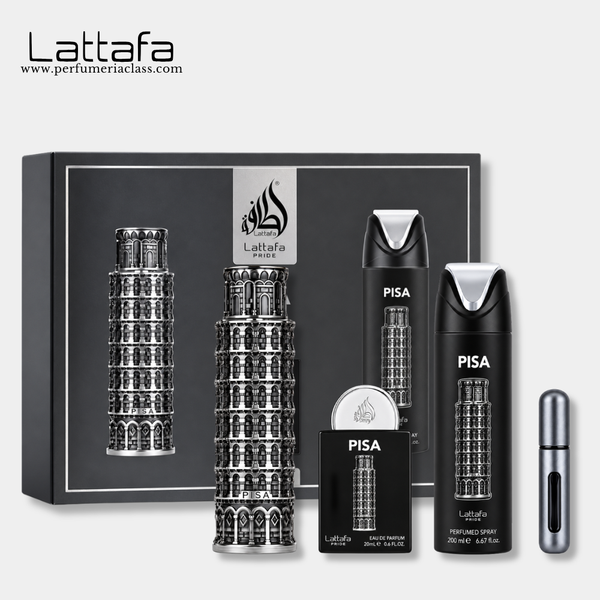 Hombre - Lattafa Pride Pisa 100 ml Edp - Estuche 4 Pdts