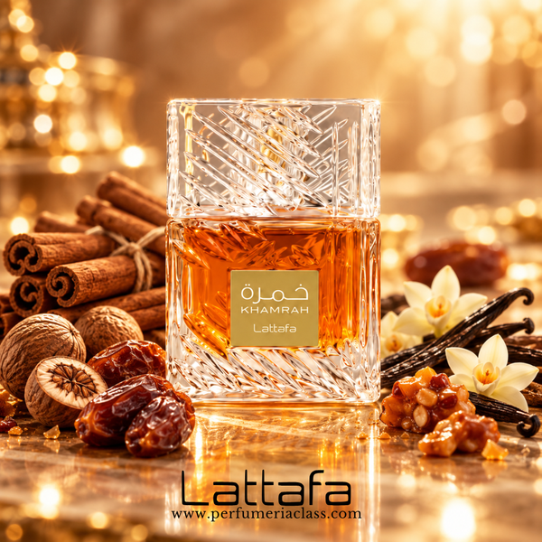 Unisex - Lattafa Khamrah 100 ml Edp - Estuche 2 Pdts