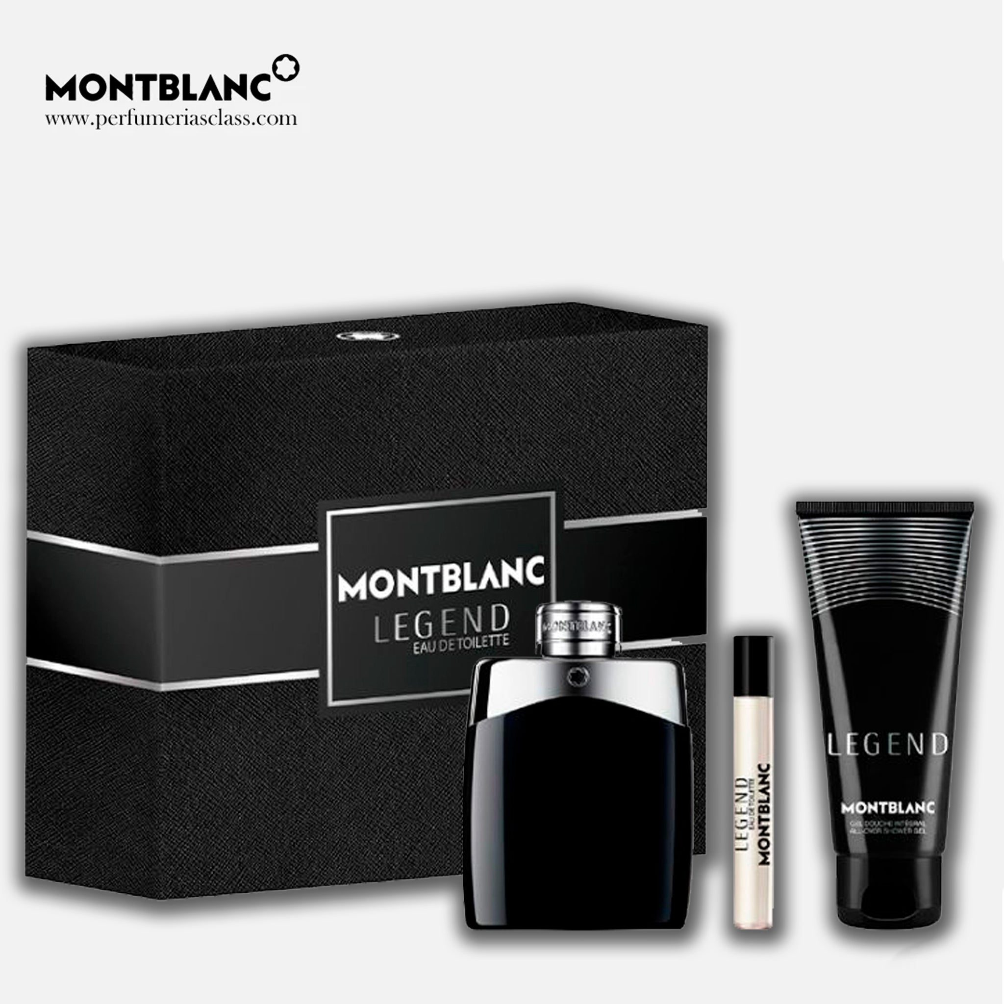 Hombre - Mont Blanc Legend Edt 100 ml - Estuche 3 Pdts