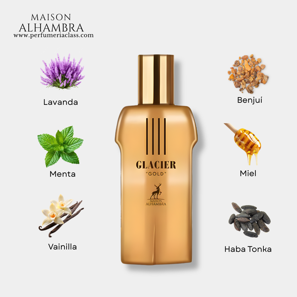Hombre - Maison Alhambra Glacier Gold 100 ml Edp