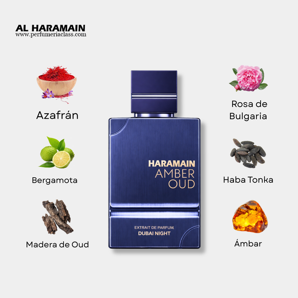Hombre - Decant Al Haramain Amber Oud Night Dubai 5ml Extrait de Parfum