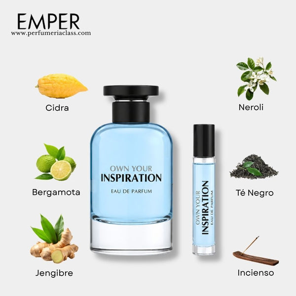 Hombre - Emper Own Your Inspiration 100 Edp - Estuche 2 Pdts