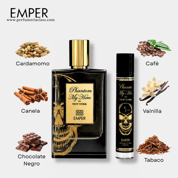 Hombre - Emper Phantom My Hero In New York 100 ml Edp - Estuche 2 Pdts