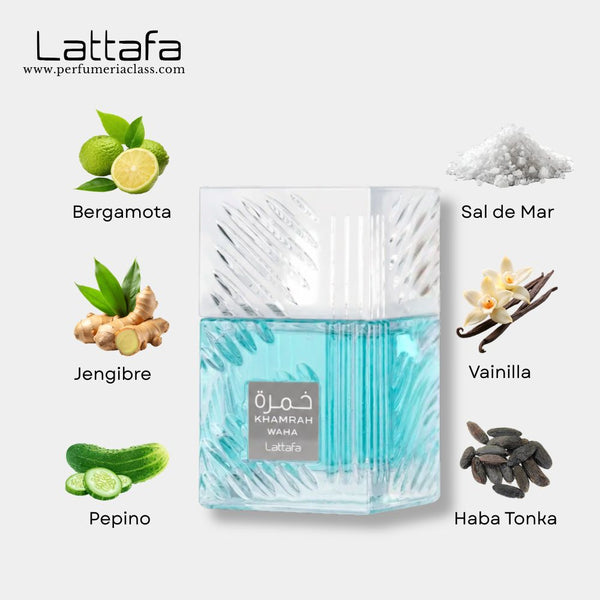 Hombre - Decant Lattafa Khamrah Waha 5 ml Edp