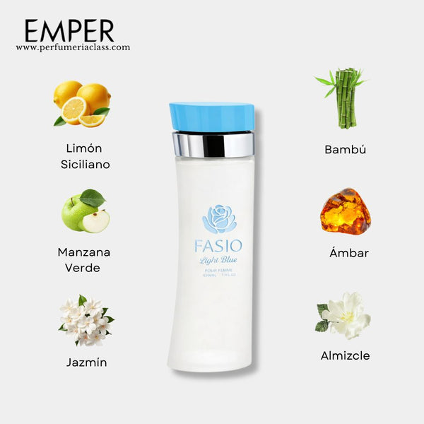 Mujer - Emper Fasio Light Blue Pour Femme 100 ml Edp