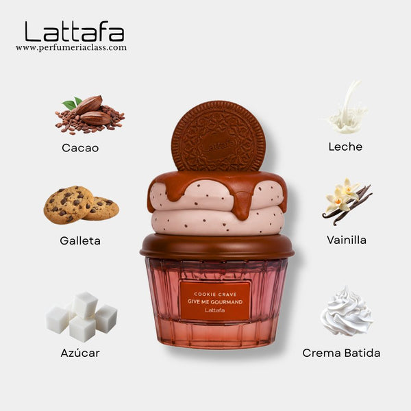 Mujer - Decant Lattafa Give Me Gourmand Cookie Crave 5ml Edp
