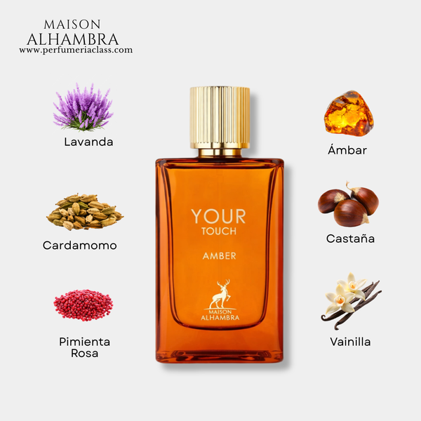 Hombre - Maison Alhambra Your Touch Amber 100 ml Edp