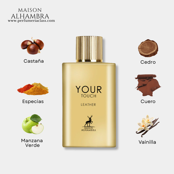 Hombre - Maison Alhambra Your Touch Leather 100 ml Edp