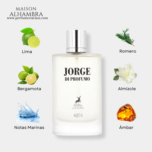 Hombre - Maison Alhambra Jorge Di Profumo Aqua 100 ml Edp