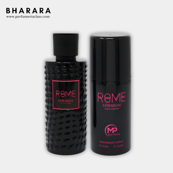 Hombre - Bharara Mast Perfume Rome Extradose Pour Homme 100 ml Edp - Estuche 2 Pdts