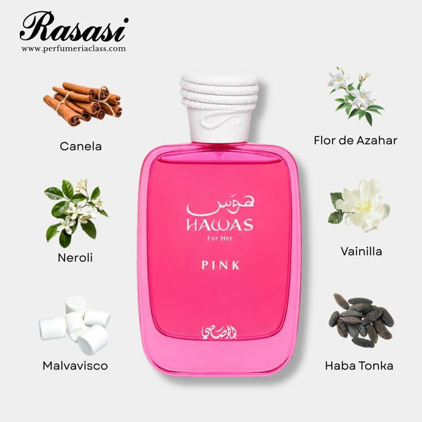 Mujer - Rasasi Hawas Pink 100 ml Edp