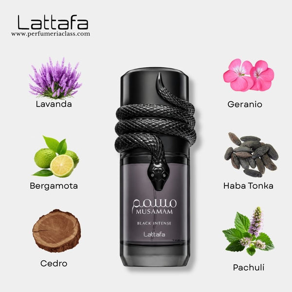 Hombre - Lattafa Musamam Black Intense 100 ml Edp