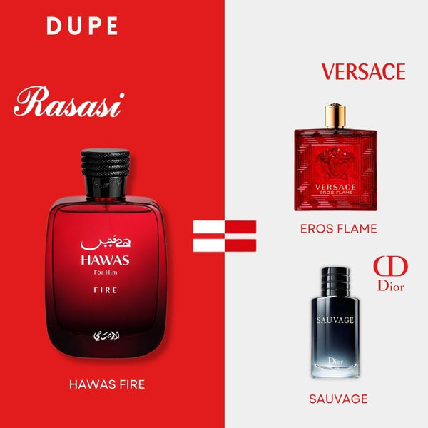 Hombre - Decant Rasasi Hawas Fire 5ml Edp