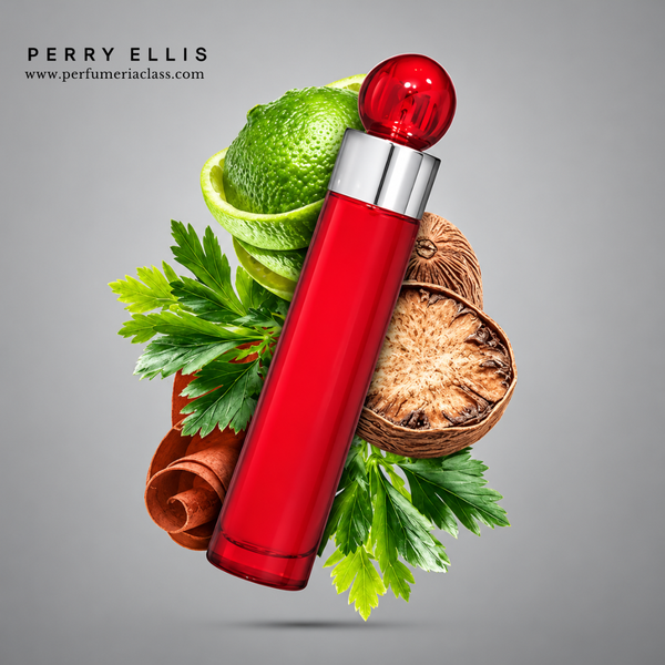 Hombre - Perry Ellis 360 Grados Red 100 ml Edt - Estuche 3 Pdts