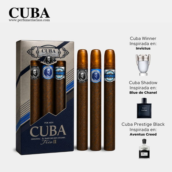 Hombre - Cuba Trio II - Estuche 3 x 35ml Edt