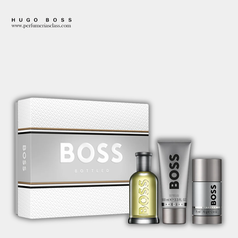 Hombre - Hugo Boss Boss Bottled 100 ml Edt - Estuche 3 Pdts