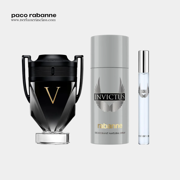 Hombre - Paco Rabanne Invictus Victory Extreme 100 ml Edp - Estuche 3  Pdts
