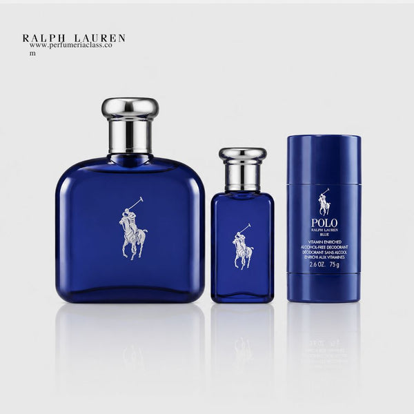 Hombre - Ralph Lauren Estuche Polo Blue 125 ml Edt - Estuche 3 Pdts