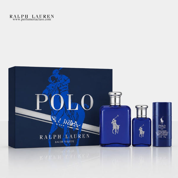 Hombre - Ralph Lauren Estuche Polo Blue 125 ml Edt - Estuche 3 Pdts
