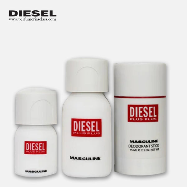 Hombre - Diesel Plus Plus 75 ml Edt - Estuche 3 Pdts