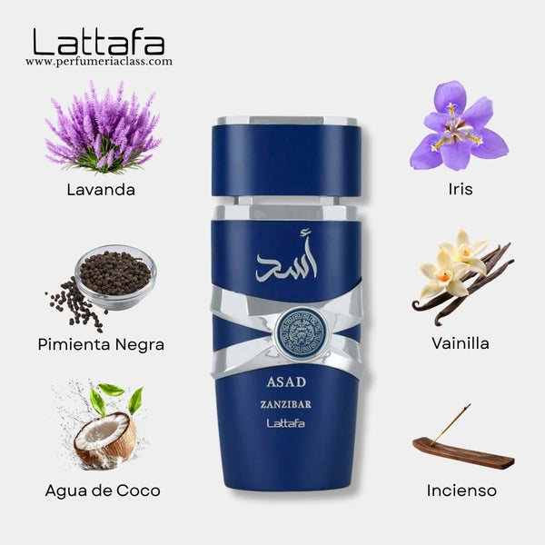 Hombre - Lattafa Asad Zanzibar 100 ml Edp