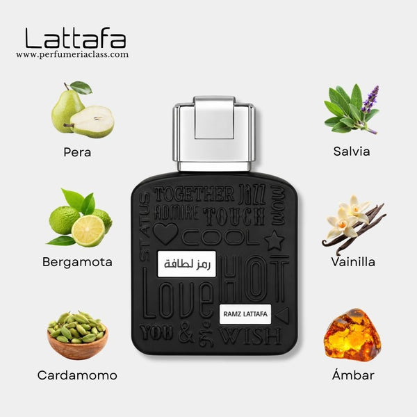 Hombre - Lattafa Ramz Silver Men 100 ml Edp