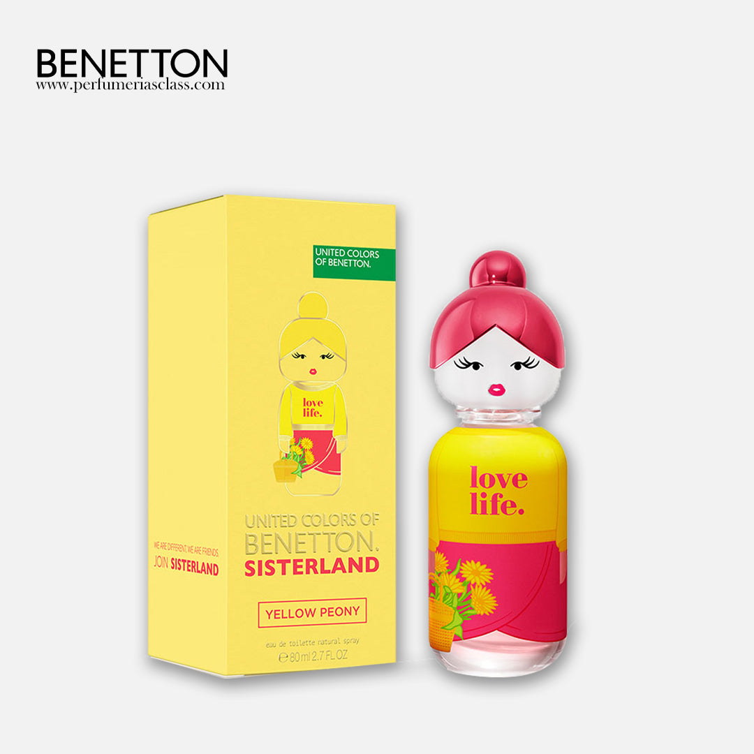 Mujer - Benetton Sisterland Yellow Peony 80 ml Edt