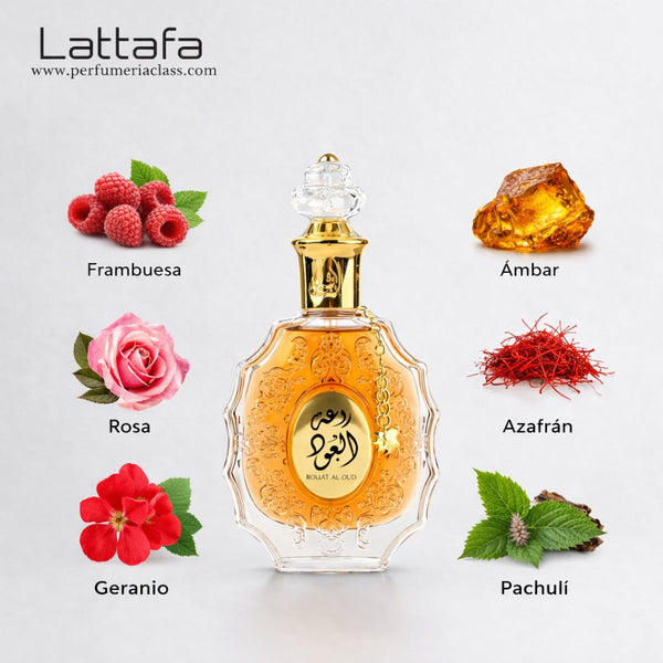 Mujer - Decant Lattafa Rouat Al Oud 5ml Edp