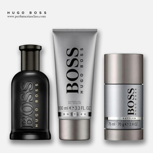 Hombre - Hugo Boss Boss Bottled 100 ml Parfum - Estuche 3 Pdts