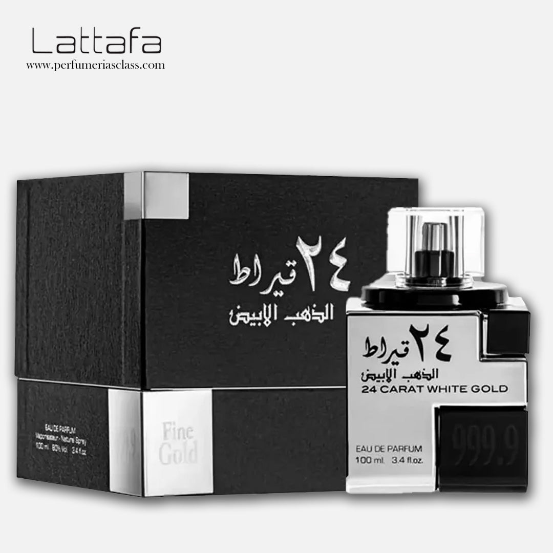 Hombre - Lattafa 24 Carat White Gold 100 ml Edp