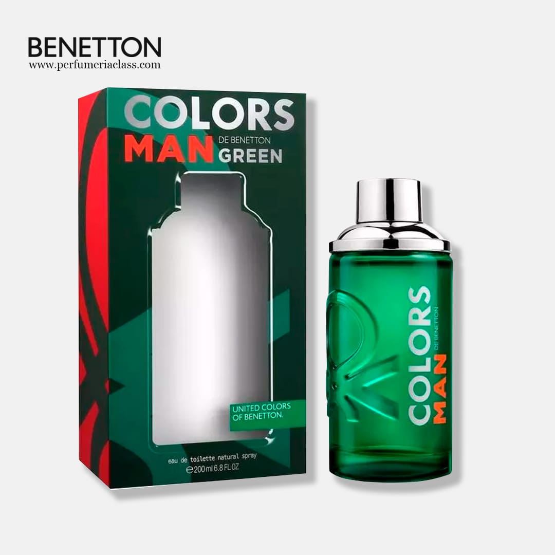 Hombre - Benetton Colors Man Green 200 ml Edt