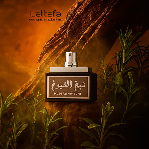 Hombre - Lattafa Sheikh Al Shuyukh Black 50 ml Edp - Estuche 2 Pdts