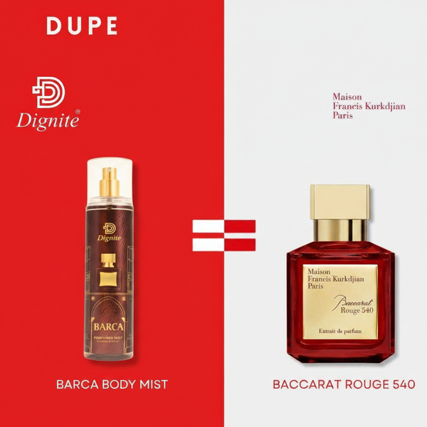 Dignite Barca Body Mist DUPE - Baccarat Rouge 540