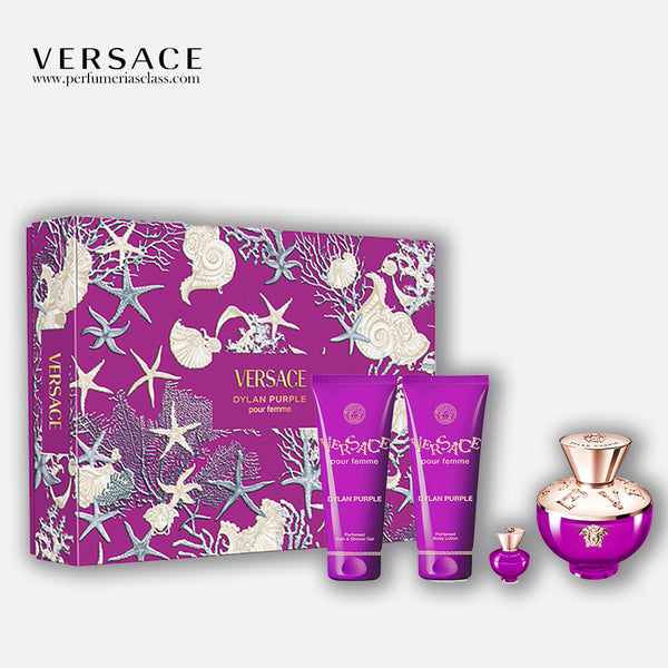 Mujer - Versace Dylan Purple 100 ml Edp - Estuche 4 Pdts