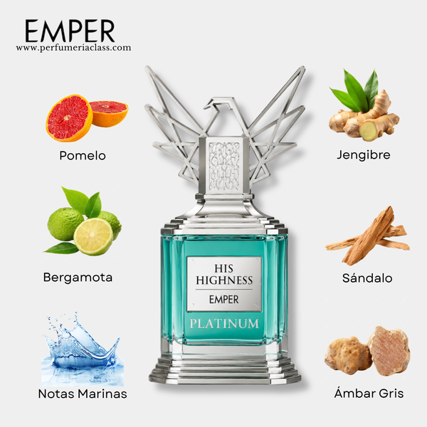 Hombre - Emper His Highness Platinum 100 ml Edp